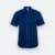 F148 corporate uniform unisex short sleeve contrast piping navy pro colour view