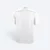 F148 corporate uniform unisex short sleeve contrast piping white back view