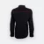 F149 corporate uniform female long sleeve contrast piping black back view