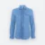 F149 corporate uniform female long sleeve contrast piping light blue colour view