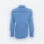 F149 corporate uniform female long sleeve contrast piping light blue back view