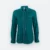 F149 corporate uniform female long sleeve contrast piping midnight green colour view