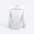 F149 corporate uniform female long sleeve contrast piping white back view