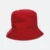 Fh01 cotton fisherman hat red-black colour view