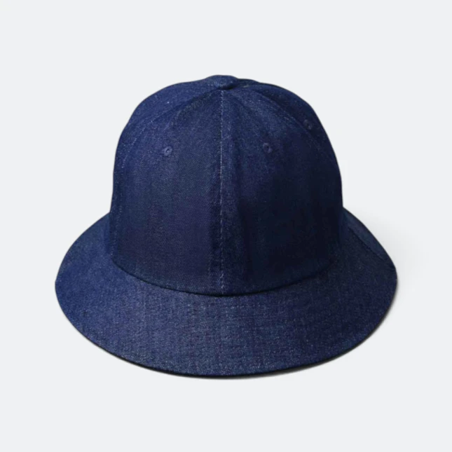 Fh02 fisherman bucket hat denim blue colour view