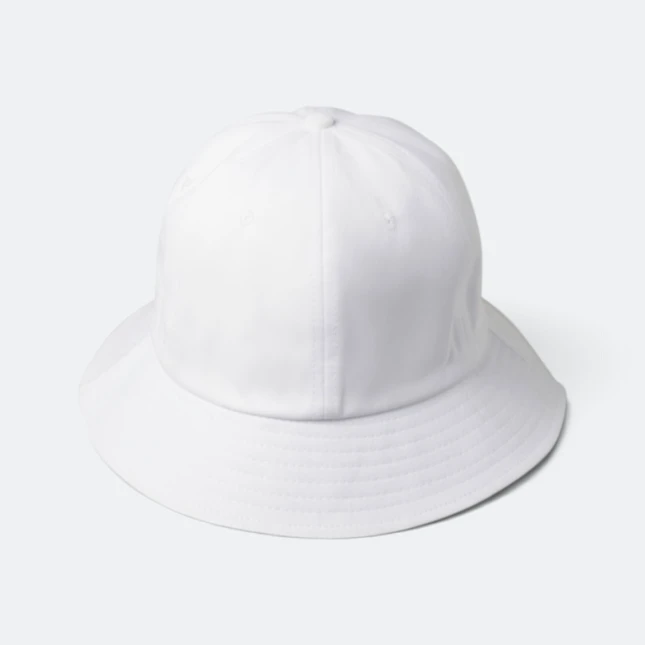 Fh02 fisherman bucket hat white colour view