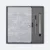 GMG9202 Textured Notebook, Pen & Card Holder Gift Set Grey Gmg9202 textured notebook, pen & card holder gift set in grey, corporate gift set with custom logo printing