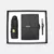 GMG9215 Umbrella, Notebook & Pen Gift Set Black Gmg9215 umbrella, notebook & pen gift set in black, corporate gift set with custom logo printing