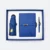 GMG9215 Umbrella, Notebook & Pen Gift Set Royal Blue Gmg9215 umbrella, notebook & pen gift set in royal blue, corporate gift set with custom logo printing
