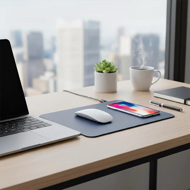 GVG2424_Qi_Wireless_Charging_Mousepad_In_Use Gvg2424 qi wireless charging mousepad in use