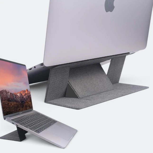 Gvg2755 invisible laptop stand in use
