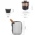 Gvg3659 portable ceramic & glass tea set size dimension