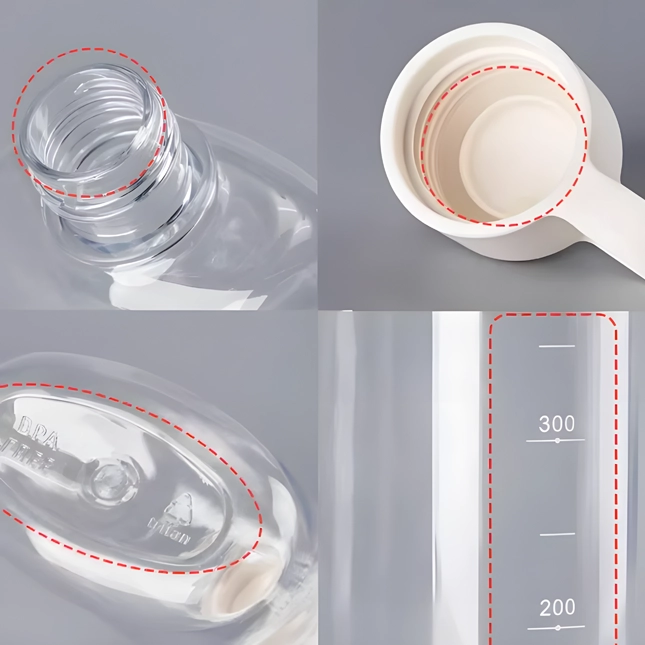 Gvg4243 bpa free tritan flat water bottle (360ml) focus view