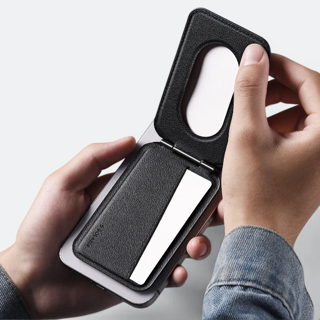 Gvg4365 solaris magnetic wallet stand open view