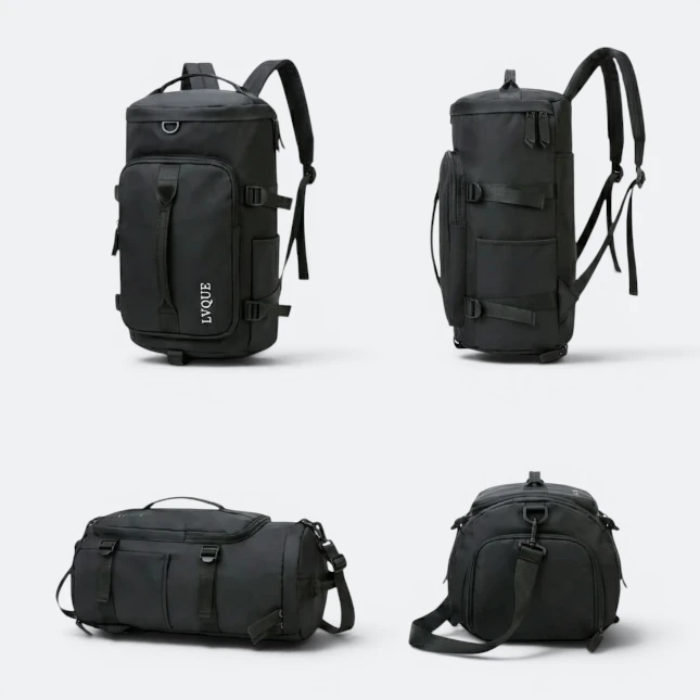 Gvg4775 aerodry sport duffel bag four angle view