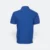 Hc01 honeycomb short sleeve cvc polo shirt blue melange back view