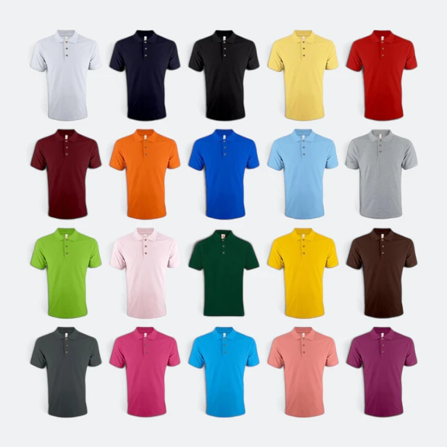 Hc01 honeycomb short sleeve cvc polo shirt all colours