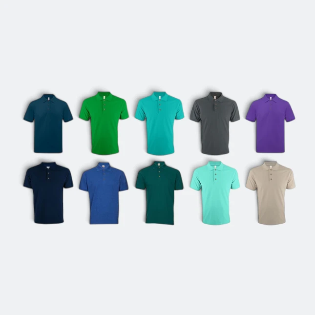 Hc01 honeycomb short sleeve cvc polo shirt all colours