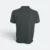 Hc01 honeycomb short sleeve cvc polo shirt dark grey back view