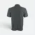 Hc01 honeycomb short sleeve cvc polo shirt dark grey melange back view
