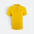Hc01 honeycomb short sleeve cvc polo shirt golden yellow colour view