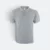 Hc01 honeycomb short sleeve cvc polo shirt grey colour view