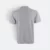 Hc01 honeycomb short sleeve cvc polo shirt grey back view