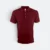 Hc01 honeycomb short sleeve cvc polo shirt maroon colour view