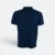 Hc01 honeycomb short sleeve cvc polo shirt navy pro back view