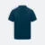 Hc01 honeycomb short sleeve cvc polo shirt slate blue back view