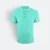 Hc01 honeycomb short sleeve cvc polo shirt tiffany blue colour view