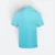 Hc01 honeycomb short sleeve cvc polo shirt tiffany blue back view