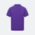 Hc01 honeycomb short sleeve cvc polo shirt violet back view