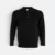 Hc09 honeycomb long sleeve cvc polo shirt black colour view