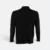 Hc09 honeycomb long sleeve cvc polo shirt black back view