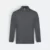 Hc09 honeycomb long sleeve cvc polo shirt dark grey colour view