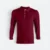 Hc09 honeycomb long sleeve cvc polo shirt maroon colour view