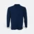 Hc09 honeycomb long sleeve cvc polo shirt navy pro back view