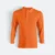 Hc09 honeycomb long sleeve cvc polo shirt orange colour view
