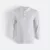 Hc09 honeycomb long sleeve cvc polo shirt white colour view