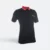 HC15 Honeycomb CVC Polo Shirt Tipped Collar with Hidden Pocket Black-Red-White Hc15 honeycomb cvc polo shirt tipped collar with hidden pocket black-red-white colour view