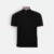 Hc23 honeycomb cvc stand collar polo shirt black-red-white colour view