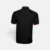 Hc23 honeycomb cvc stand collar polo shirt black-red-white back view