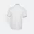 Hc23 honeycomb cvc stand collar polo shirt white-turquoise-magenta back view