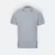Hc24 honeycomb cvc polo shirt tipped collar and cuff ash grey colour view