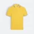 Hc24 honeycomb cvc polo shirt tipped collar and cuff golden yellow colour view