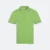 Hc24 honeycomb cvc polo shirt tipped collar and cuff lime green colour view