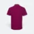 Hc24 honeycomb cvc polo shirt tipped collar and cuff maroon back view