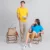 Hc24 honeycomb cvc polo shirt tipped collar and cuff worn by model