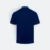 Hc24 honeycomb cvc polo shirt tipped collar and cuff navy pro-white-grey back view
